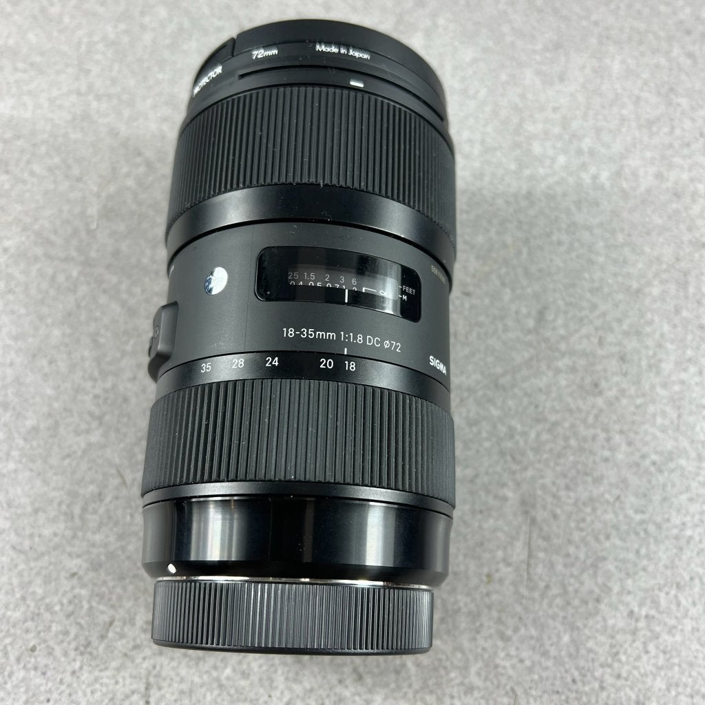 Sigma Lens 18-35mm 1:1.8 DC ø72 ART | For Canon | 410326, Audio, Tv en Foto, Ophalen of Verzenden, Gebruikt, Telelens, Zoom