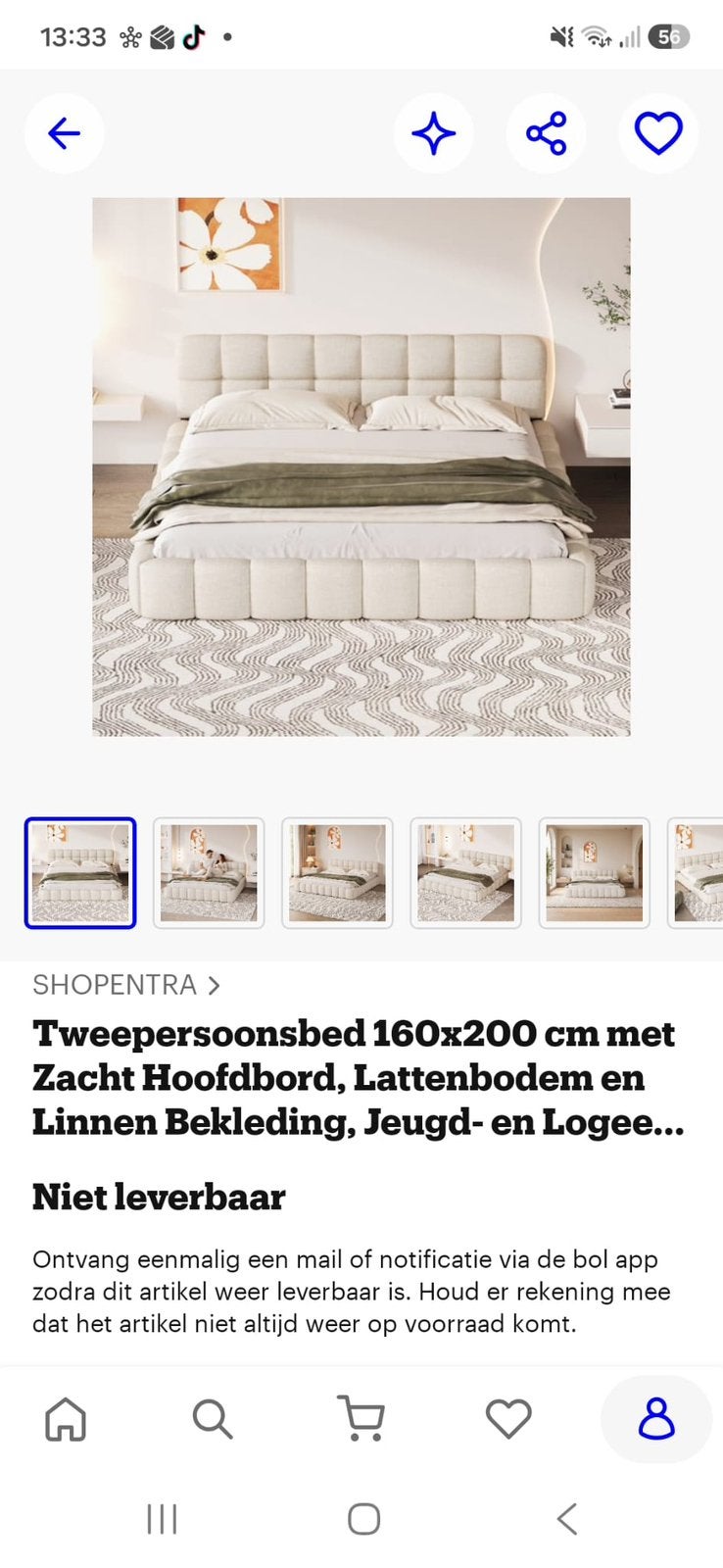 Nieuw bed te koop in doos nooit uitgepakt., Ophalen of Verzenden, Nieuw