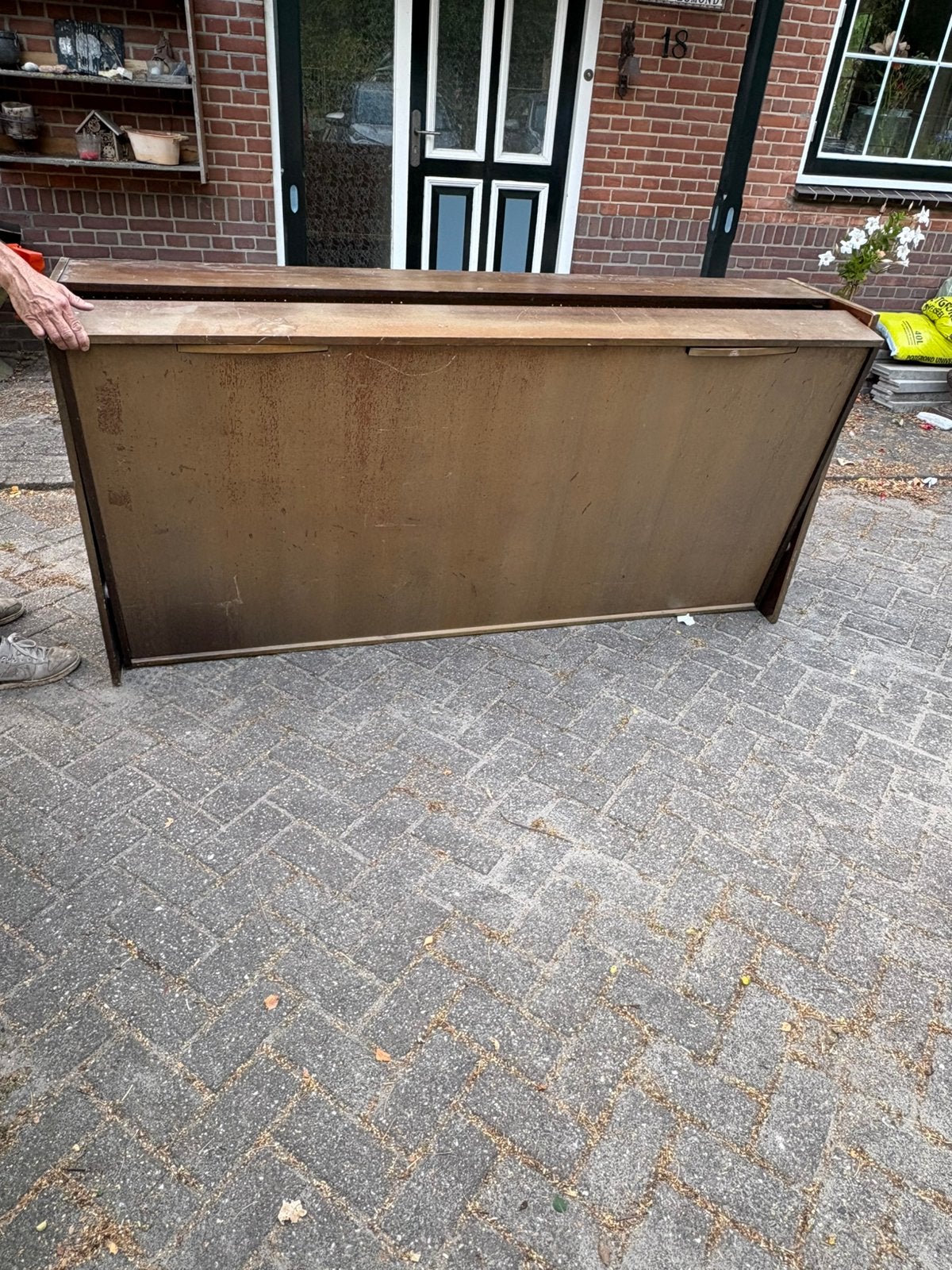 Inklapbaar logeerbed, Huis en Inrichting, Ophalen, Gebruikt, Eenpersoons, Wit