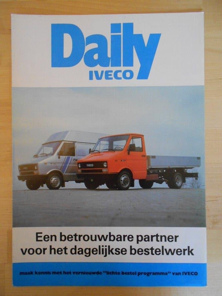 Iveco Daily Brochure ca 1983, Iveco, Ophalen of Verzenden, Zo goed als nieuw, Overige merken