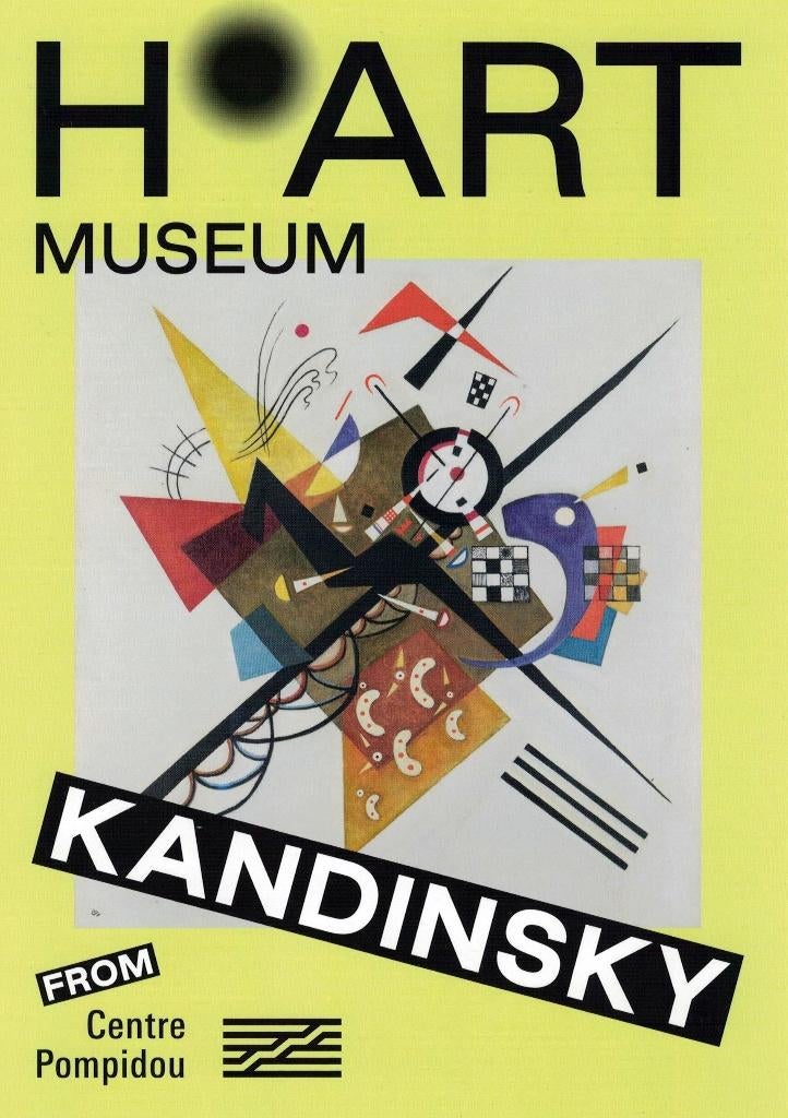 Tentoonstelling Kandinsky in H'ART Museum 2024., Ophalen of Verzenden, Nieuw