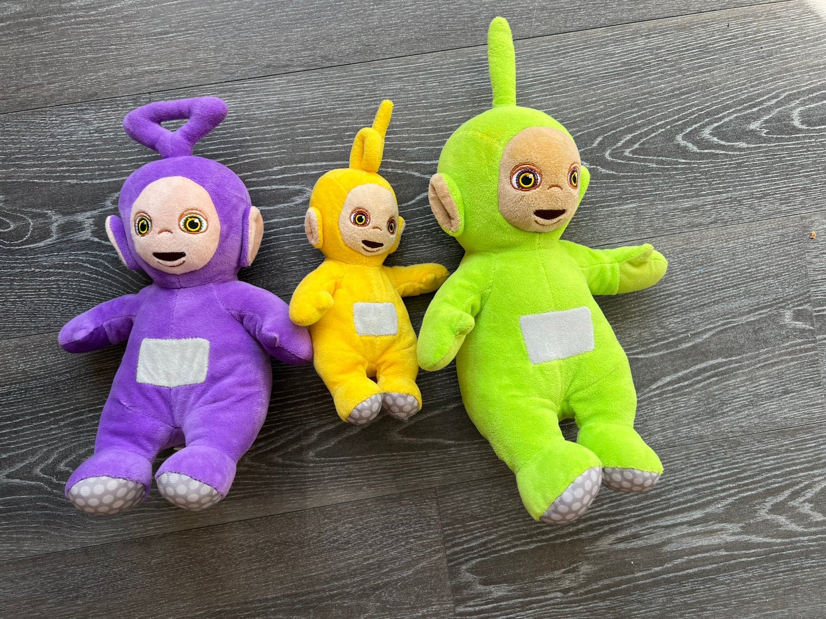 Teletubbies knuffels – set van 3, Kinderen en Baby's, Speelgoed | Knuffels en Pluche, Ophalen of Verzenden, Zo goed als nieuw