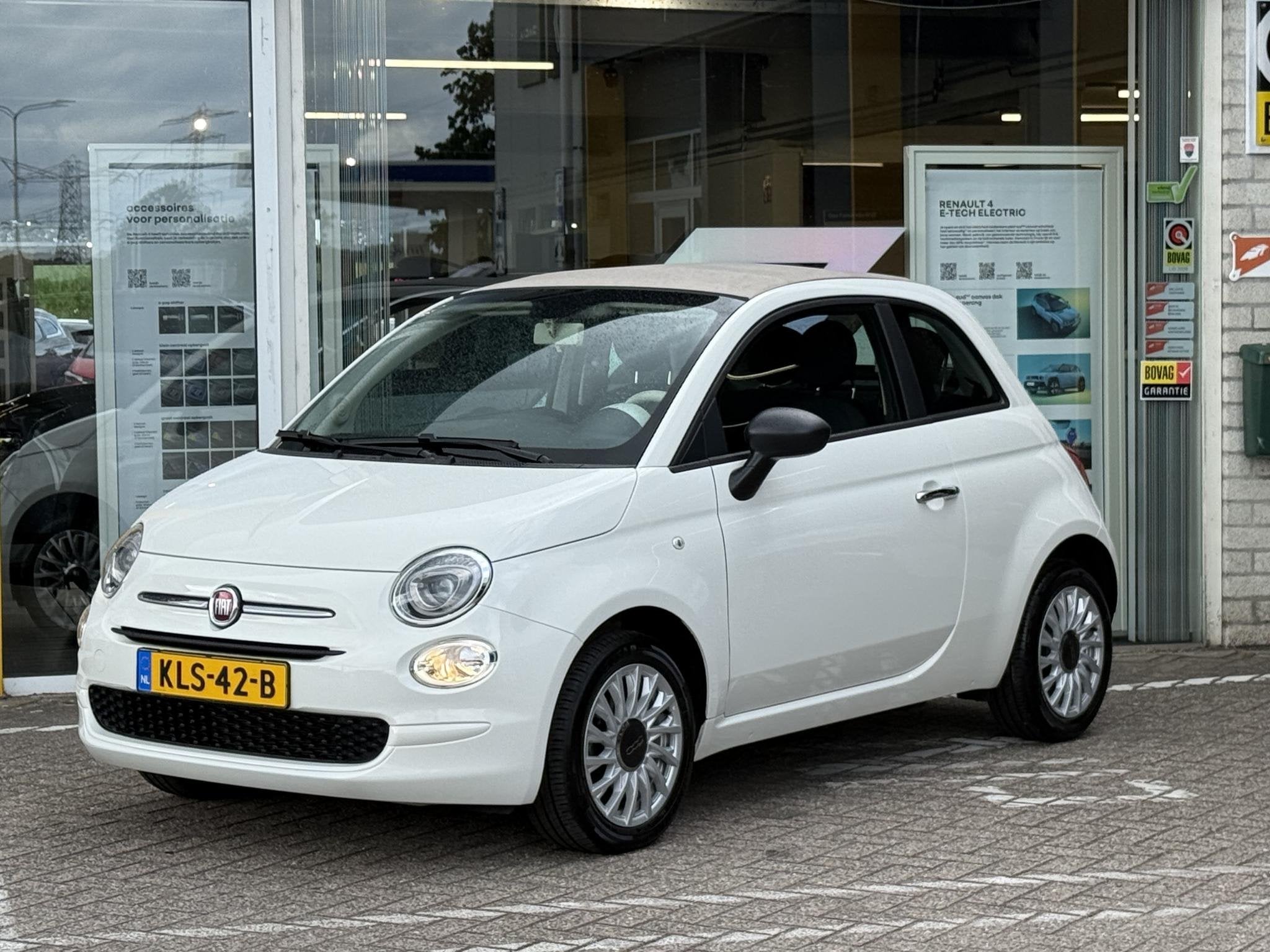Fiat 500C 1.0 Hybrid | Cabrio Dak | Cruise Control | Airco |, Auto's, Stof, Gebruikt, Euro 6, Cabriolet