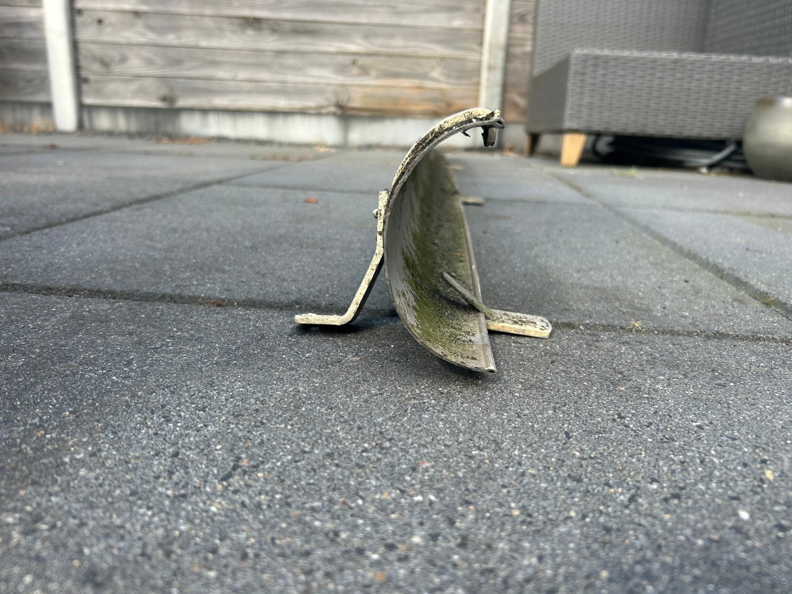 Dak goot gratis, Ophalen, Zwart, Kunststof, Minder dan 5 m²