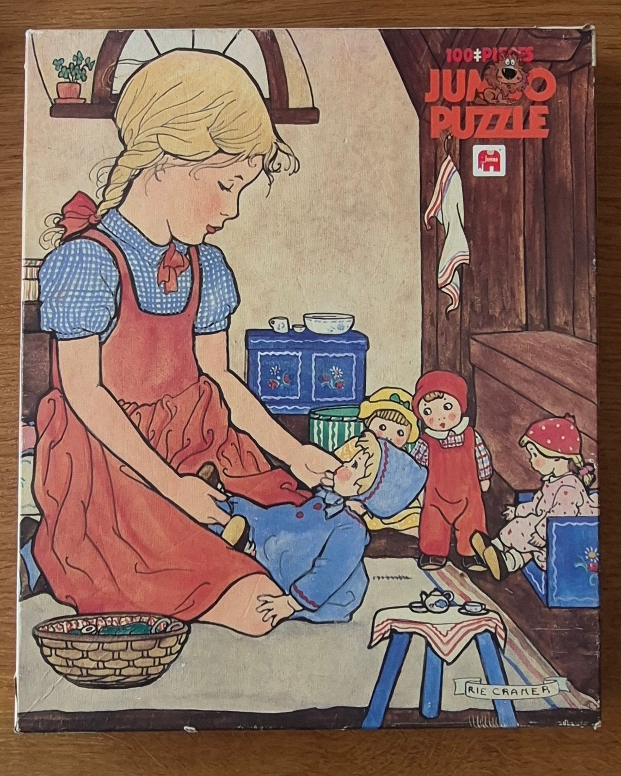 Jumbo Rie Cramer Puzzel 100 Stukjes - Vintage, Ophalen of Verzenden, Meer dan 50 stukjes, Gebruikt, 6 jaar of ouder