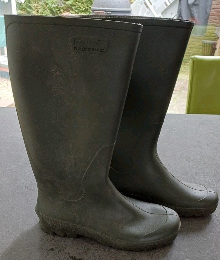 Solognac regenlaarzen 37/38, Kleding | Dames, Schoenen, Ophalen of Verzenden, Groen, Regenlaarzen, Zo goed als nieuw