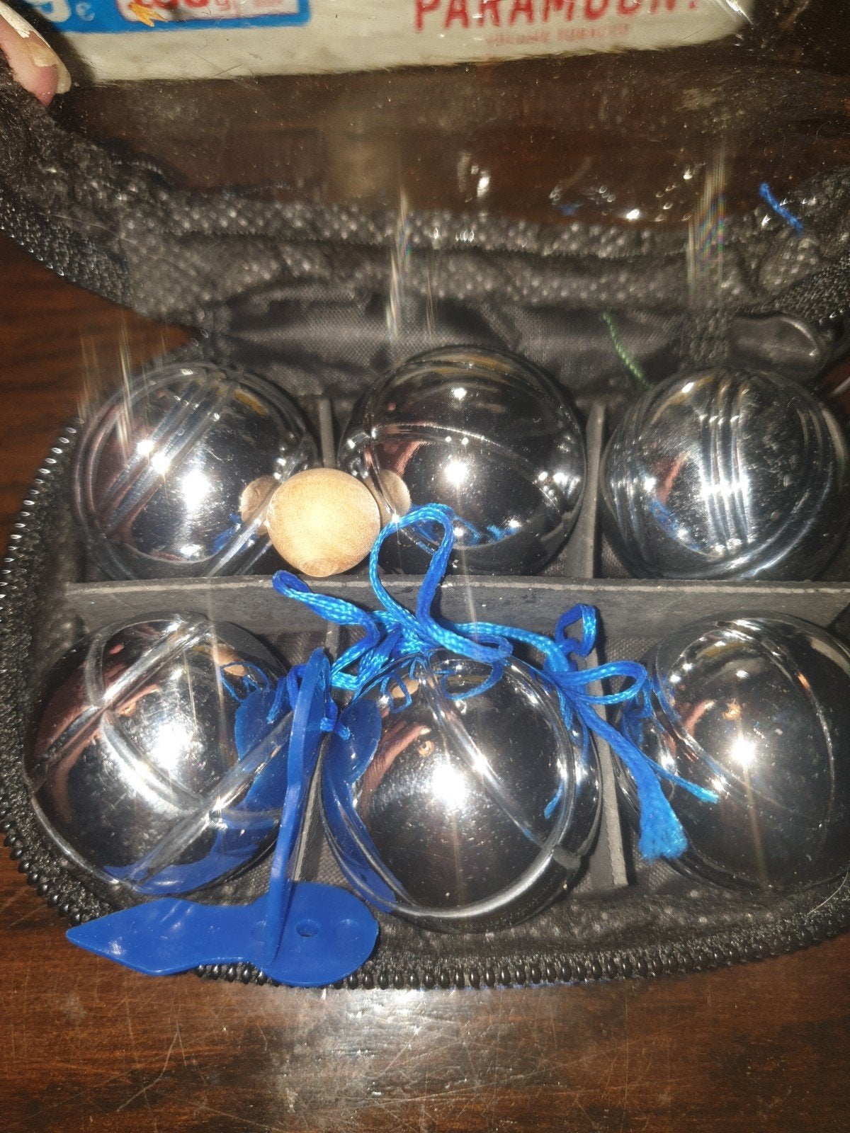 mini jeu de boules, Ophalen, Bal