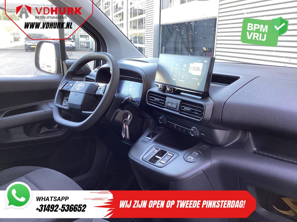 Toyota PROACE CITY Electric 345 km WLTP LED/ 3pers/ Snellade, Auto's, Bestelauto's, Gebruikt, 750 kg, Wit, Origineel Nederlands
