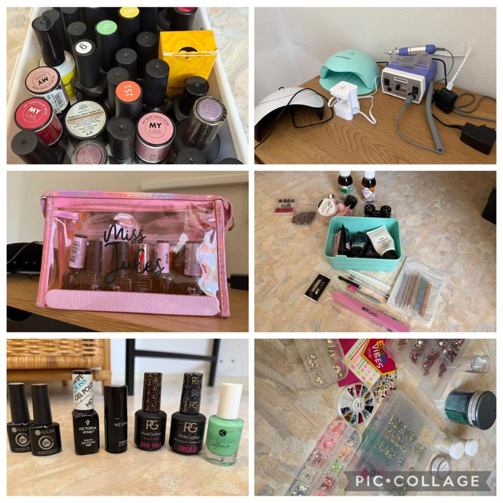 Complete set voor gel- en biabnagels., Ophalen, Zo goed als nieuw, Overige kleuren, Handen en Nagels