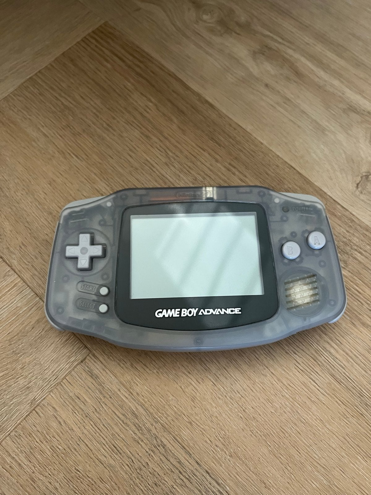 Originele Game Boy Advance - Transparant Grijs (AGB-001), 1 speler, Ophalen of Verzenden, Gebruikt, Vanaf 3 jaar