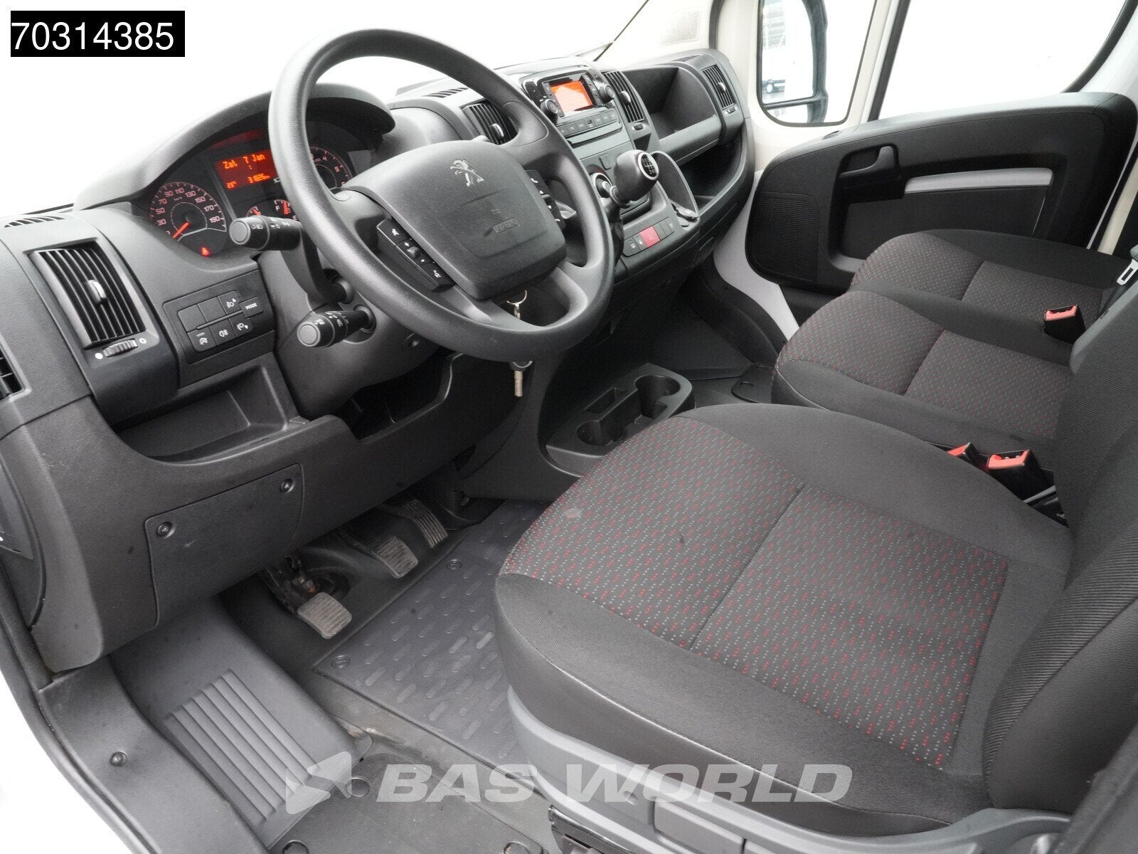 Peugeot Boxer 140PK Laadklep D'Hollandia Zijdeur Bakwagen Ai, Stof, Gebruikt, Euro 6, 4 cilinders
