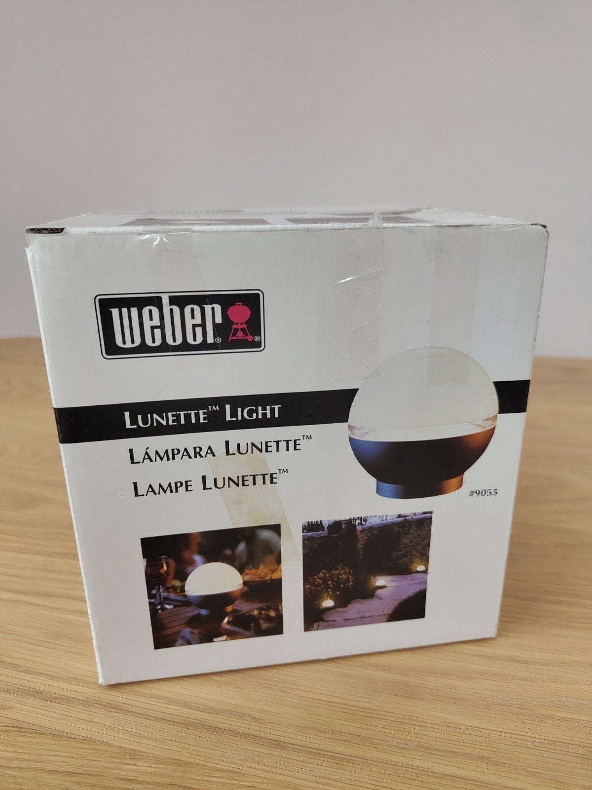 Vintage Weber Lunette Light - Draagbare Buitenlamp, Kunststof, Minder dan 50 watt, Overige typen, Ophalen of Verzenden