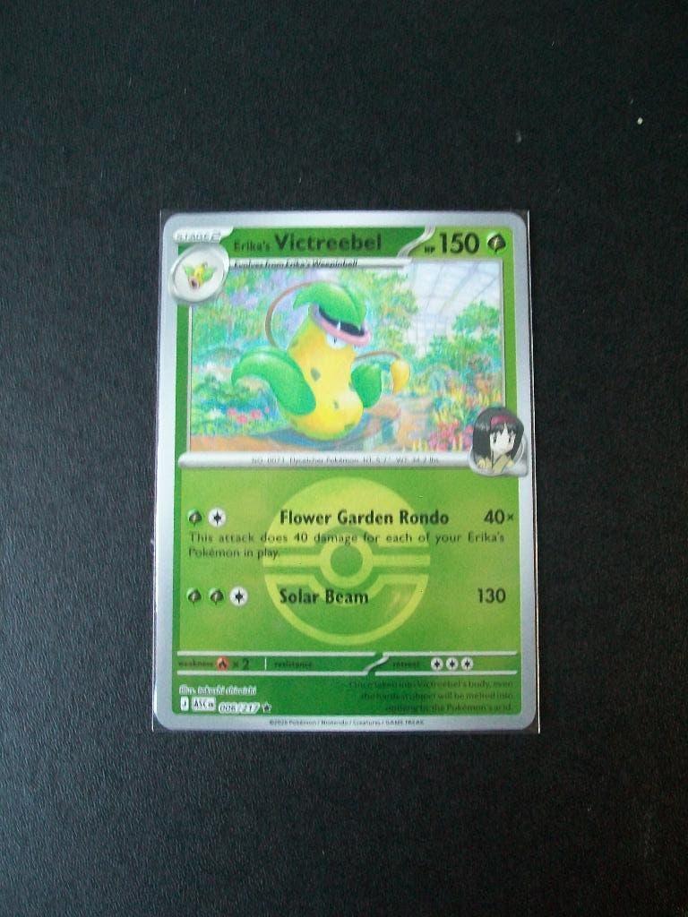2373 Nieuwe Pokemon Kaart holofoil Erika's VICTREEBEL 06/217, Verzenden, Nieuw, Losse kaart, Foil