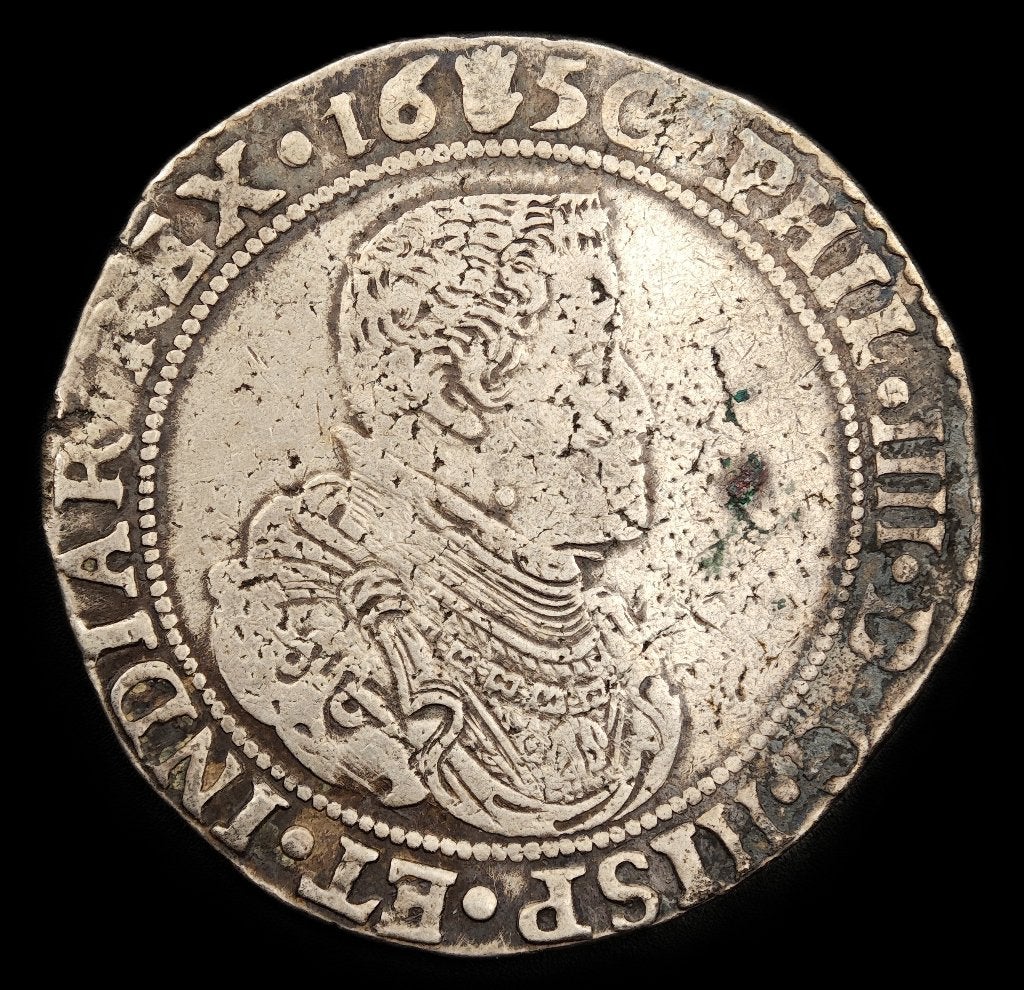 1650 Ducaton Antwerpen Phillips II, Postzegels en Munten, Munten | Nederland, Vóór koninkrijk, Verzenden, Zilver, Overige waardes