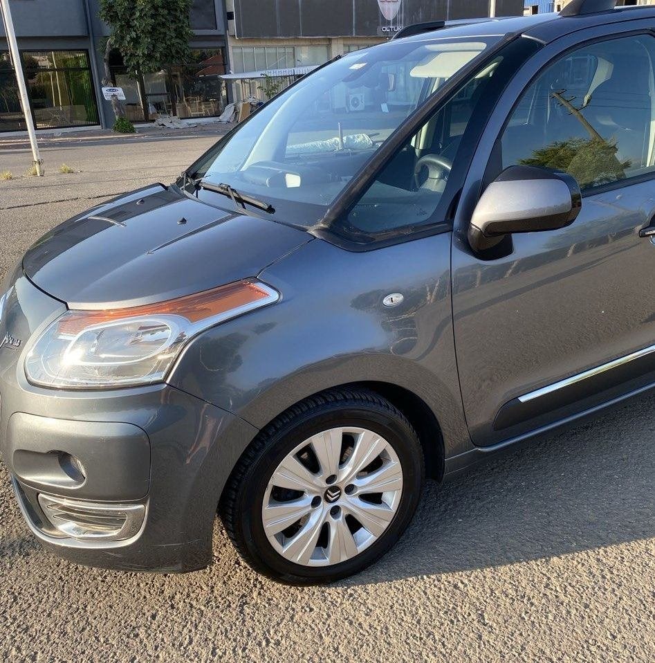 Citroen C3 Picasso 1.6 VTi | Exclusive | Automaat | CRUISE, Auto's, Euro 5, Stof, Zwart, 4 cilinders