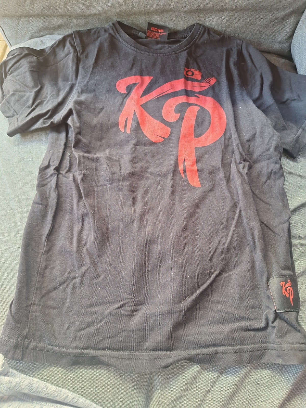 Enzo Knol T-shirt - Maat 134/140, Enzo Knol, Jongen of Meisje, Ophalen of Verzenden, Zo goed als nieuw