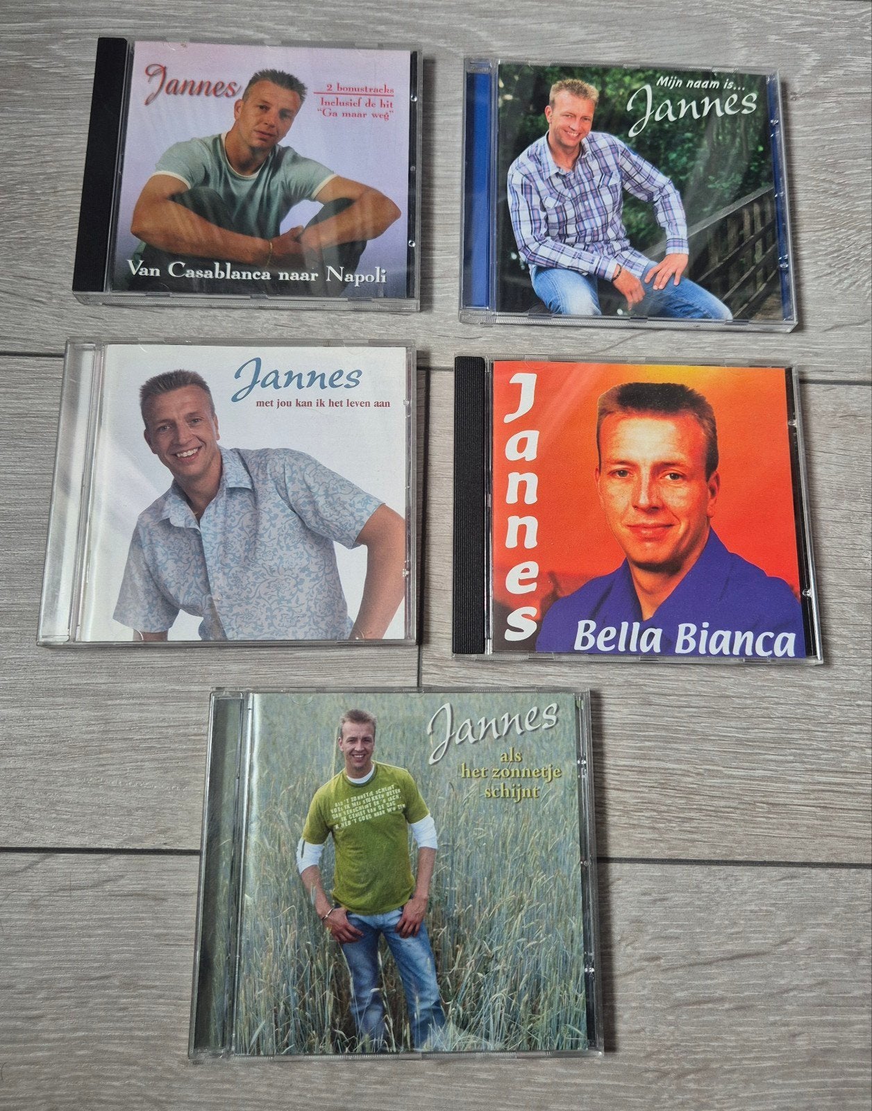 5x Jannes, Ophalen of Verzenden, Zo goed als nieuw, Levenslied of Smartlap