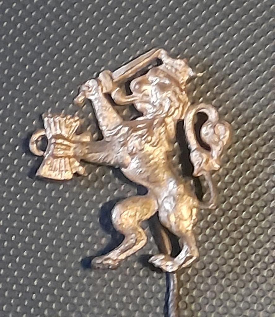 Nederlandse leeuw speld leger WO2, Ophalen of Verzenden, Nederland, Embleem of Badge