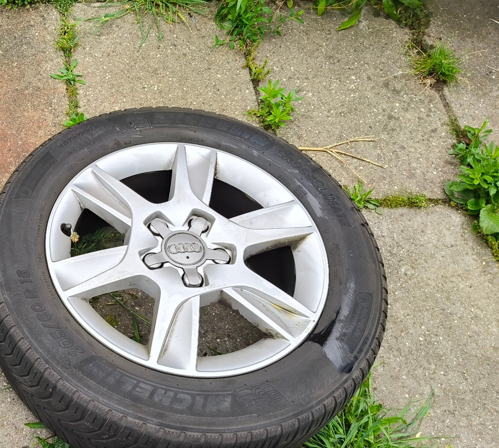 Origineel Audi reservewiel 16 inch met Michelin CrossClimate, Ophalen of Verzenden