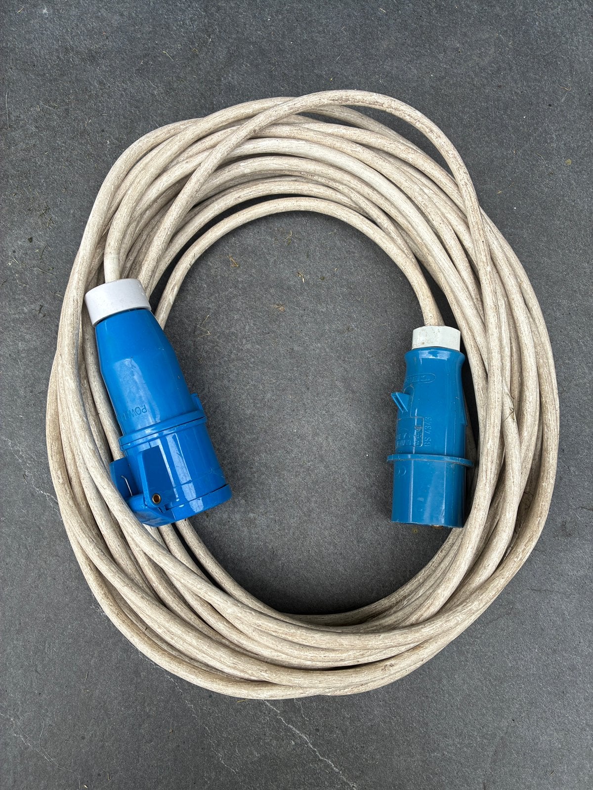 Caravan stroomkabel - verlengkabel  15 meter, Ophalen of Verzenden, Gebruikt