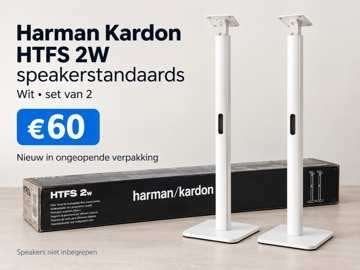 Harman Kardon HTFS 2W speakerstandaards wit - NIEUW, Ophalen of Verzenden, Nieuw, Overige typen, Harman Kardon