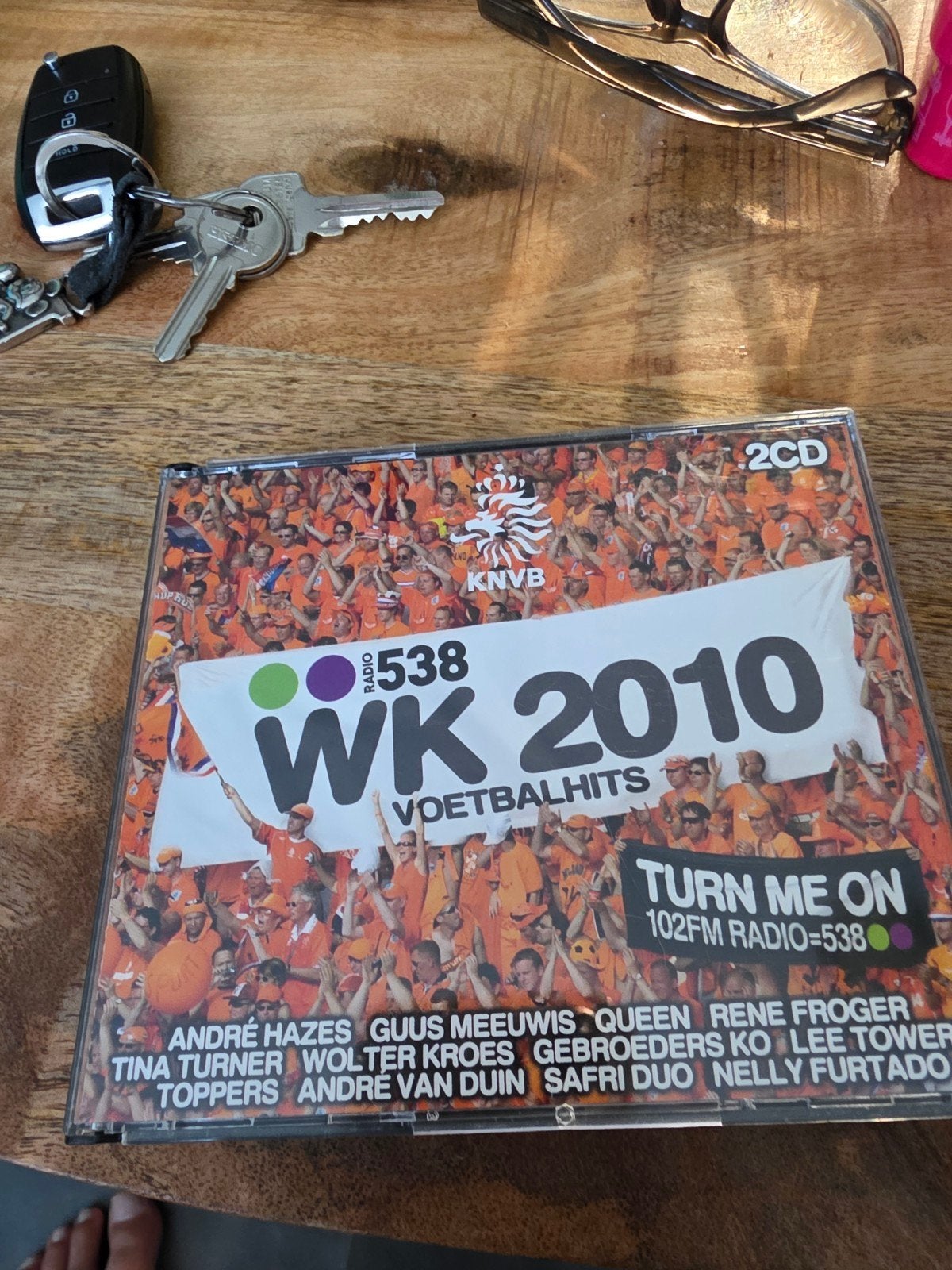 Radio 538 WK 2010 Voetbalhits 2CD KNVB, Gebruikt, Ophalen of Verzenden, Verzamelalbum, Inclusief doosje
