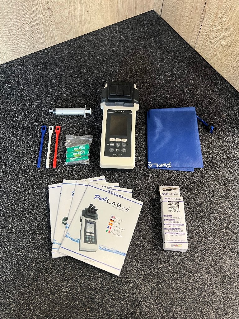 Pool Lab 2.0 digitale watertester voor zwembad en spa, Ophalen of Verzenden, Zo goed als nieuw, Overige typen