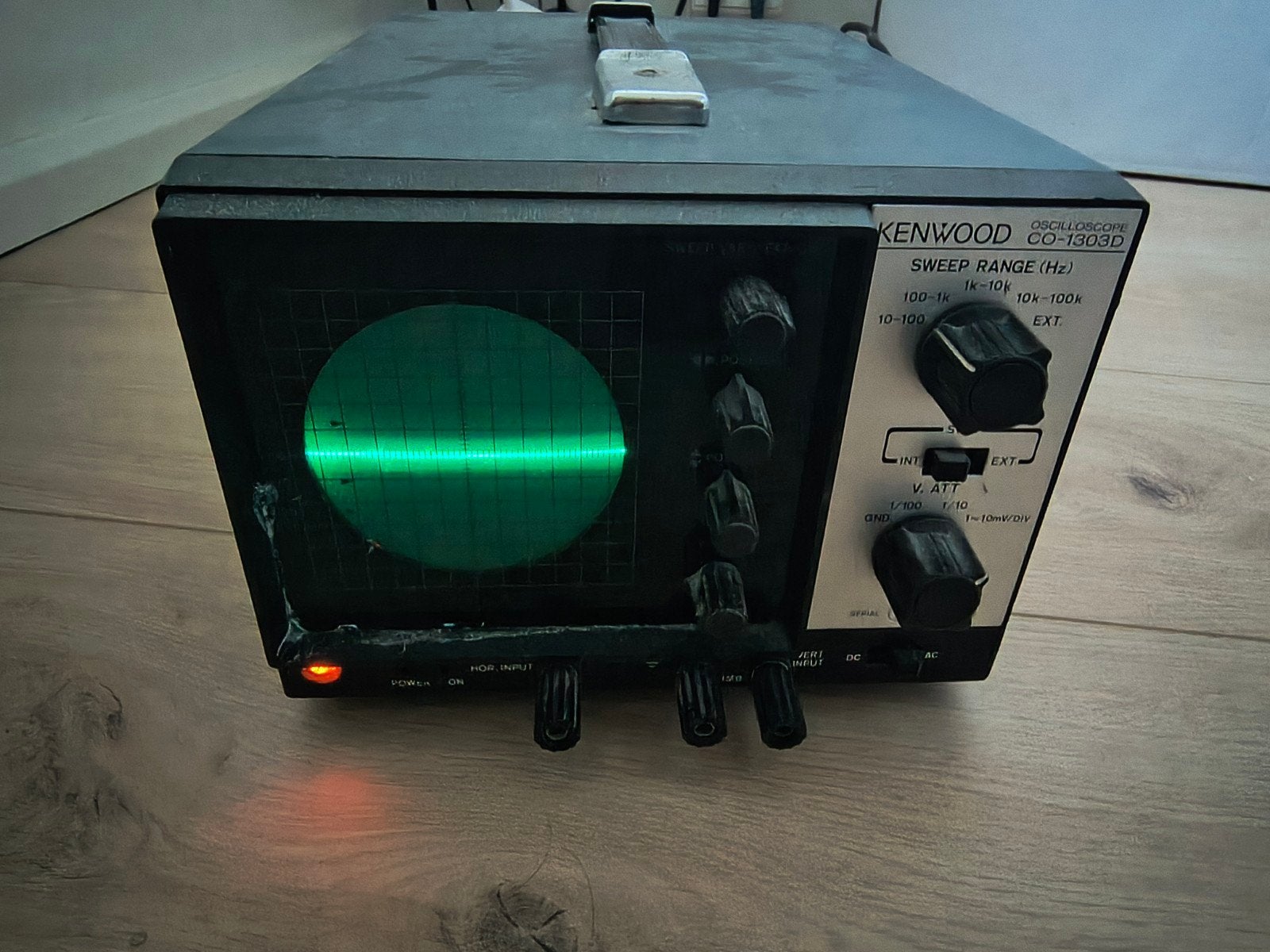 Vintage oscilloscoop Kenwood CO 1303D, Ophalen of Verzenden, Gebruikt