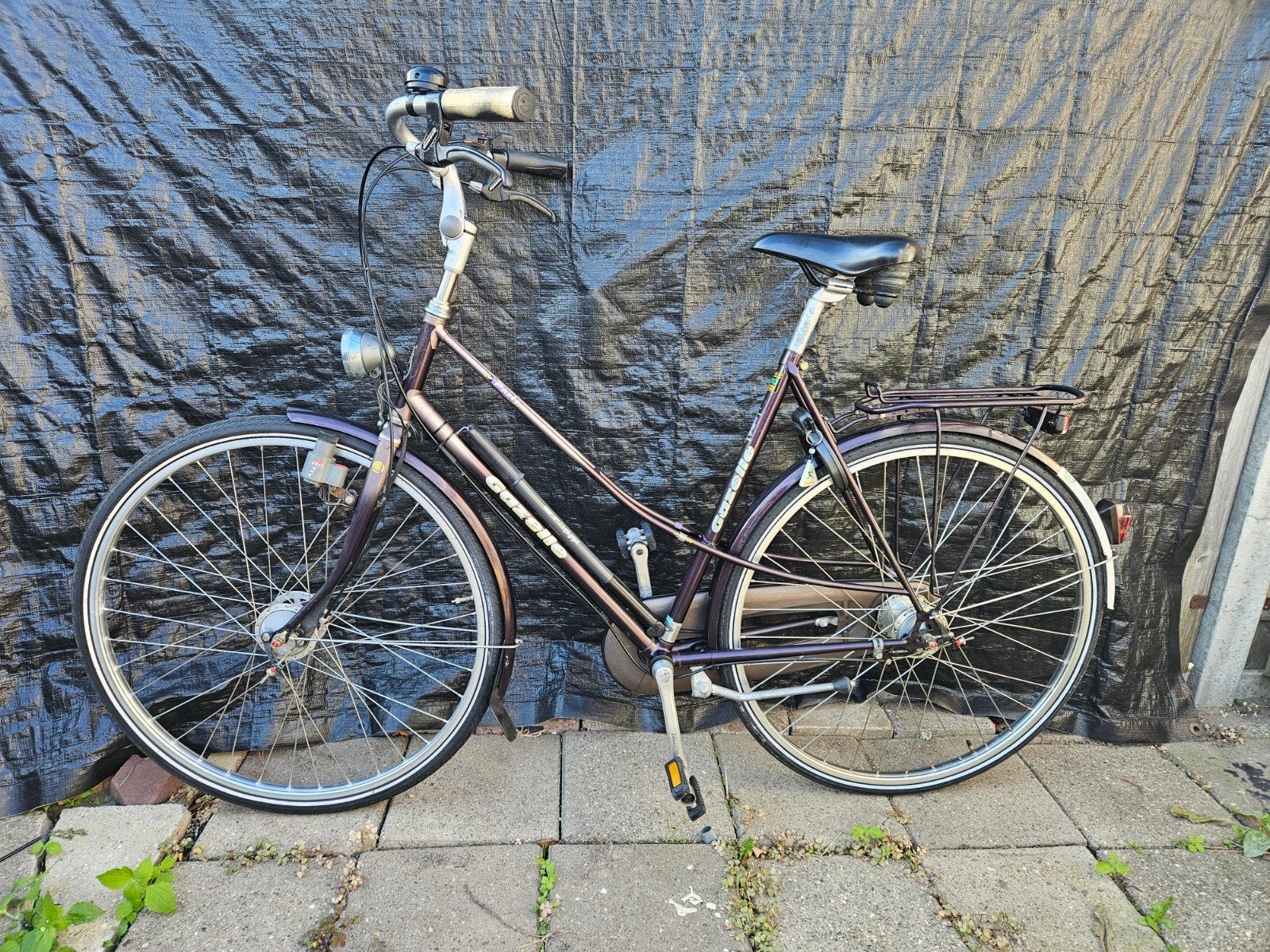 Gazelle Damesfiets Bruin 28 inch, Ophalen, Gebruikt, Versnellingen, 50 tot 53 cm