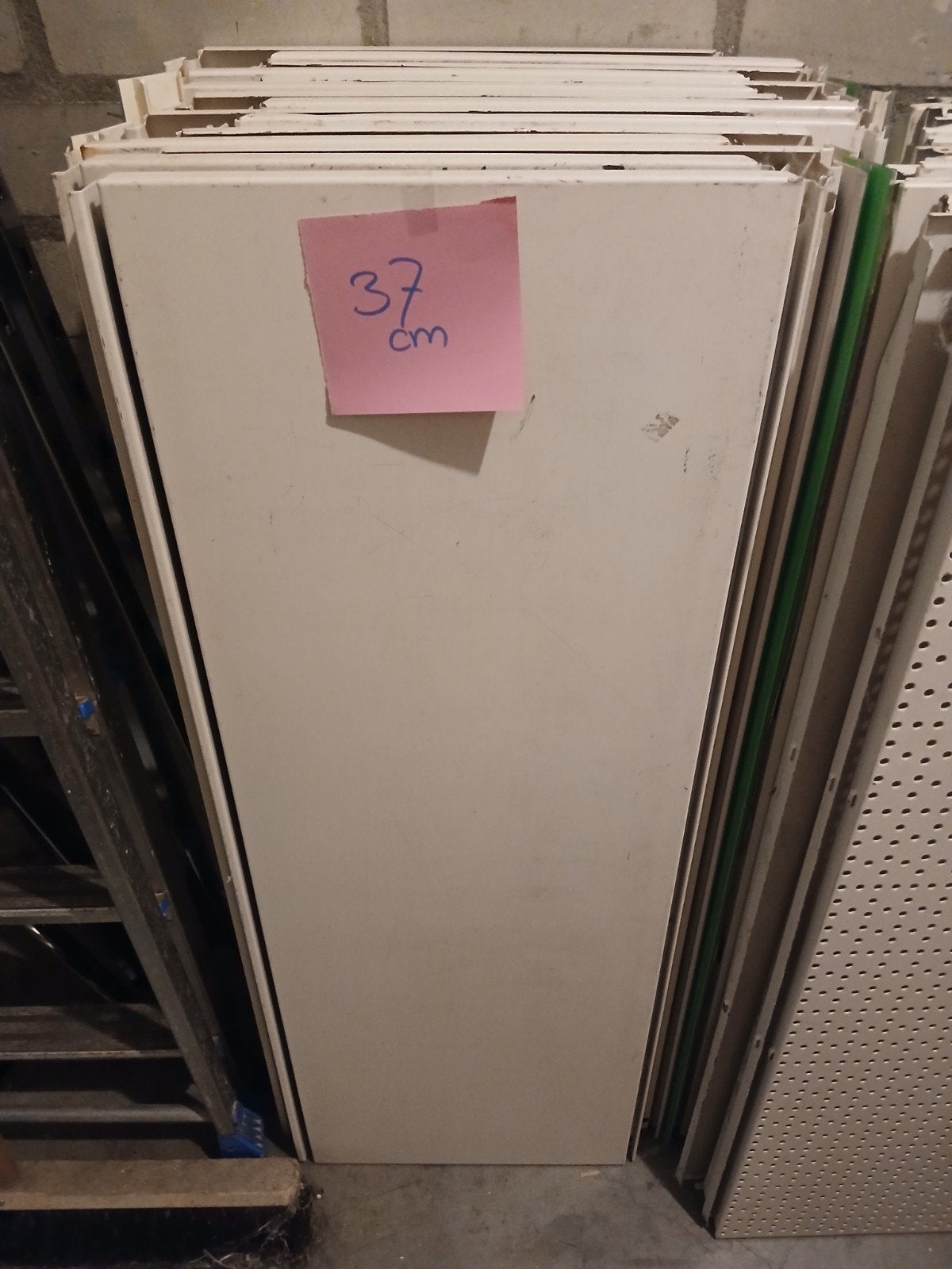 tegometall plank + set haken 37 cm, Ophalen