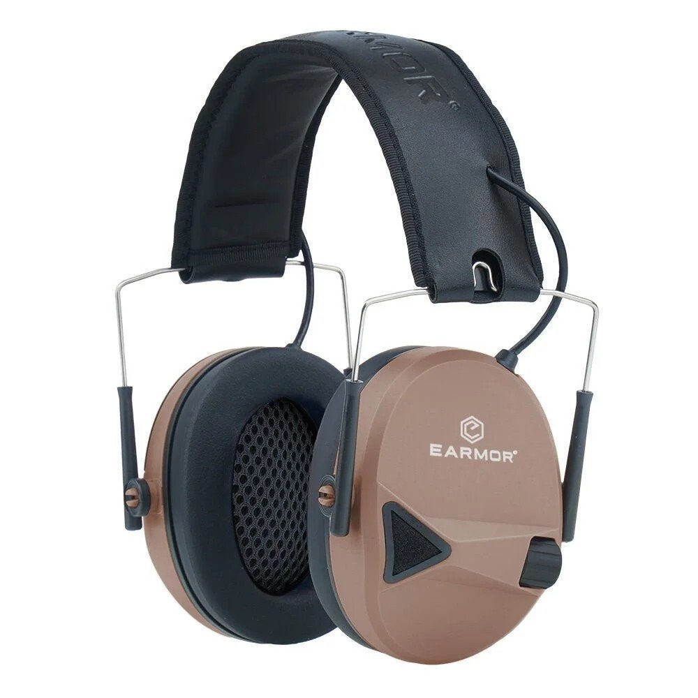 EARMOR M30 Actieve Elektronische Gehoorkap – Coyote Brown, Ophalen of Verzenden, Nieuw