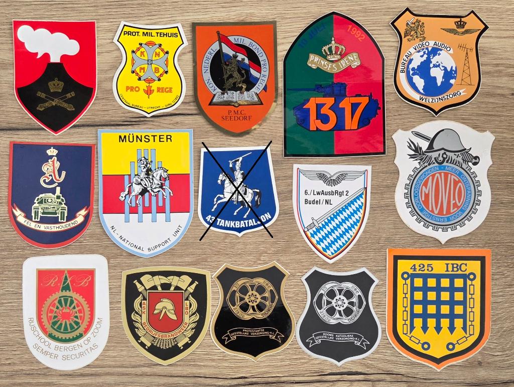 stickers Defensie/Landmacht 31, Ophalen of Verzenden, Zo goed als nieuw