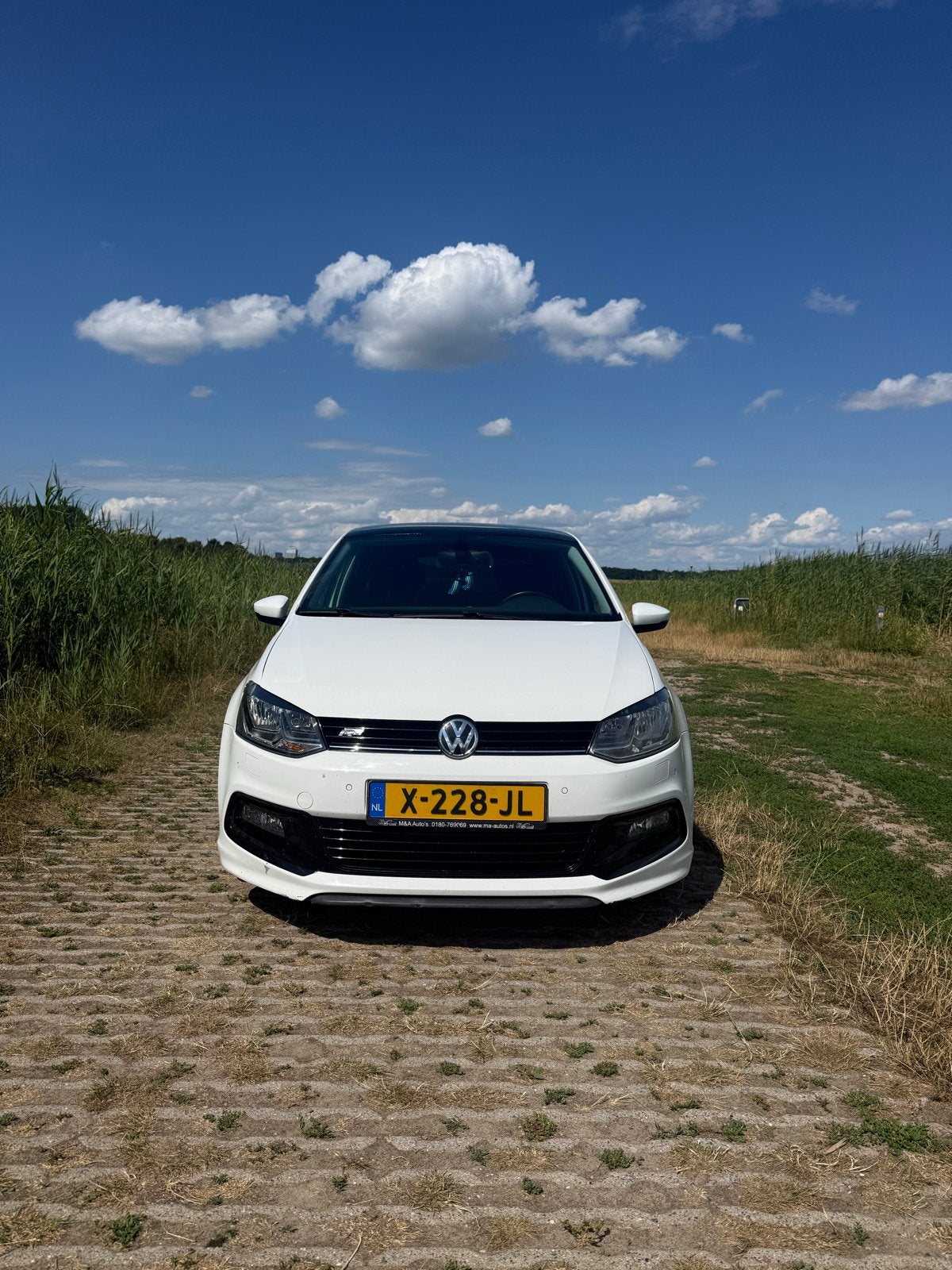 Volkswagen Polo 1.6 TDI DSG Automaat 129.711 km, Auto's, Wit, Diesel, 19 km/l, Geïmporteerd