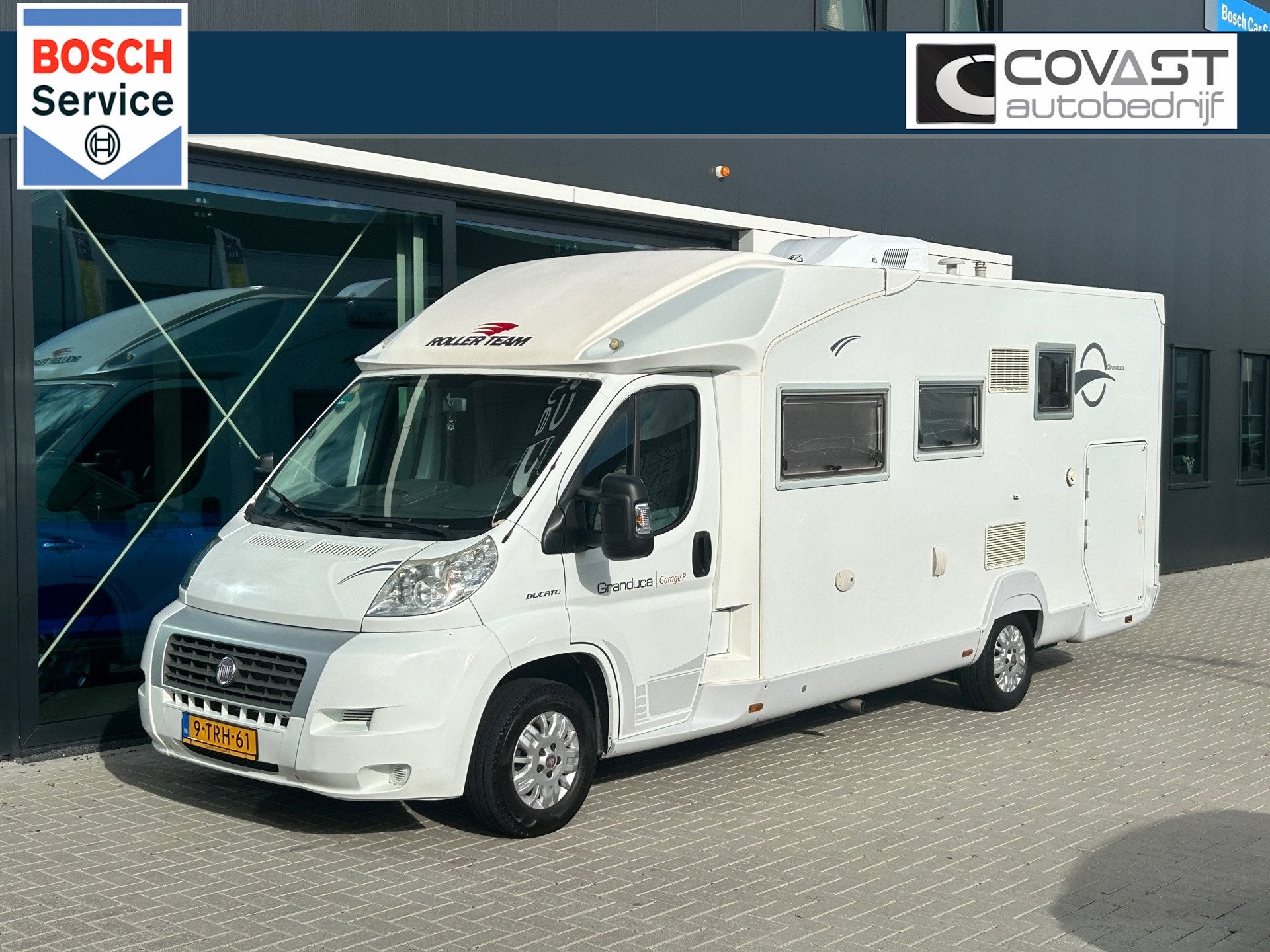 Roller team GRANDUCA GARAGE P 2x Airco | 130pk 6-bak |, Caravans en Kamperen, Overige merken, Bedrijf, Handgeschakeld, Diesel