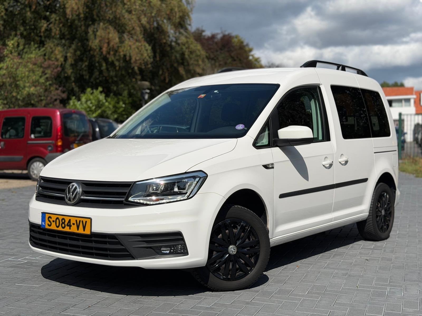 Volkswagen Caddy Combi 1.4 TSI Trendline /Automaat/Clima/Cru, Dealer onderhouden, 125 pk, Euro 6, Wit