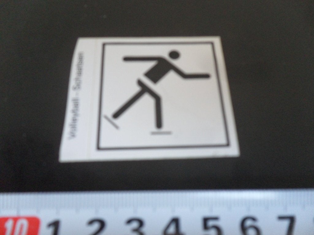 sticker Hansaplast pictogram Schaatsen sport PF185 *, Verzamelen, Ophalen of Verzenden, Zo goed als nieuw