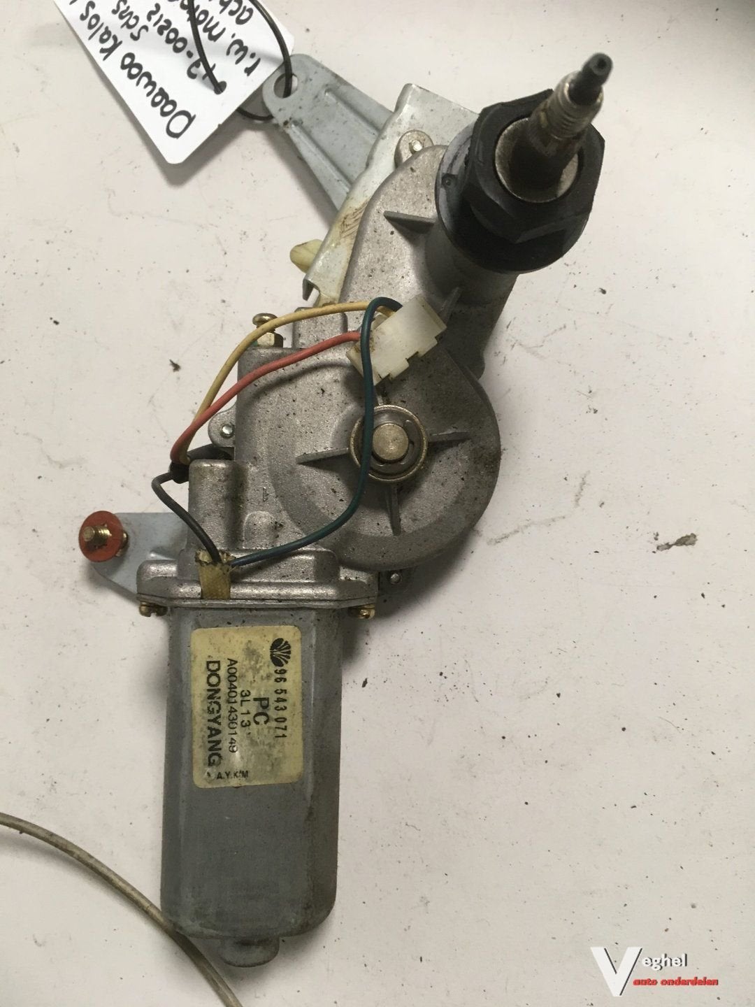 Daewoo Kalos 5 drs 2005 Ruitenwisser motor achter, Gebruikt, -, -, Ophalen of Verzenden