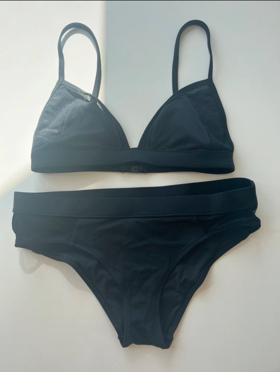 Calvin Klein Bikini Zwart - Top S, Broekje XS, Kleding | Dames, Ophalen of Verzenden, Zo goed als nieuw, Zwart, Bikini