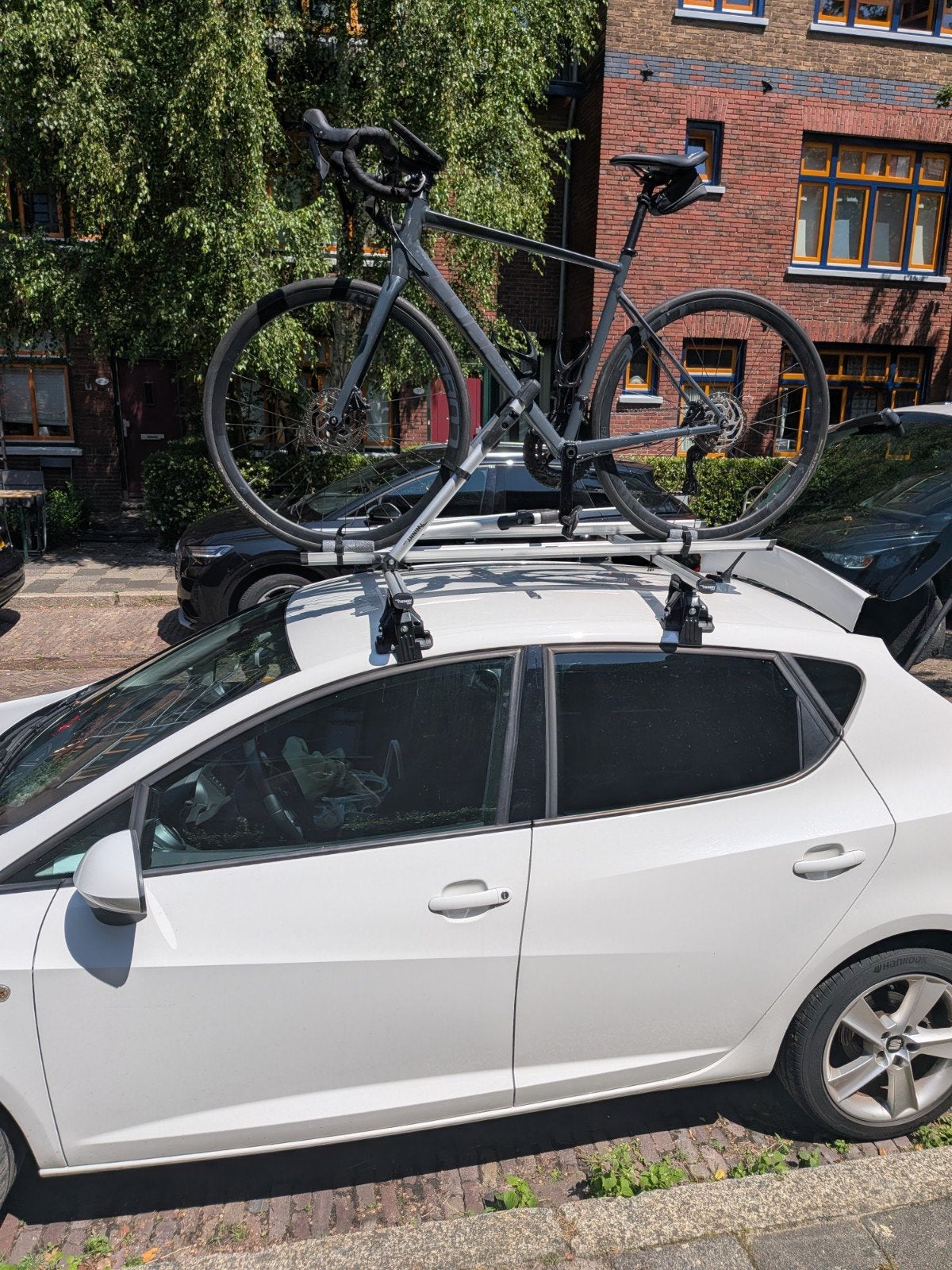 Twinny Load dakdragers + 2 fietsendragers, Auto diversen, Dakdragers, Zo goed als nieuw, Ophalen