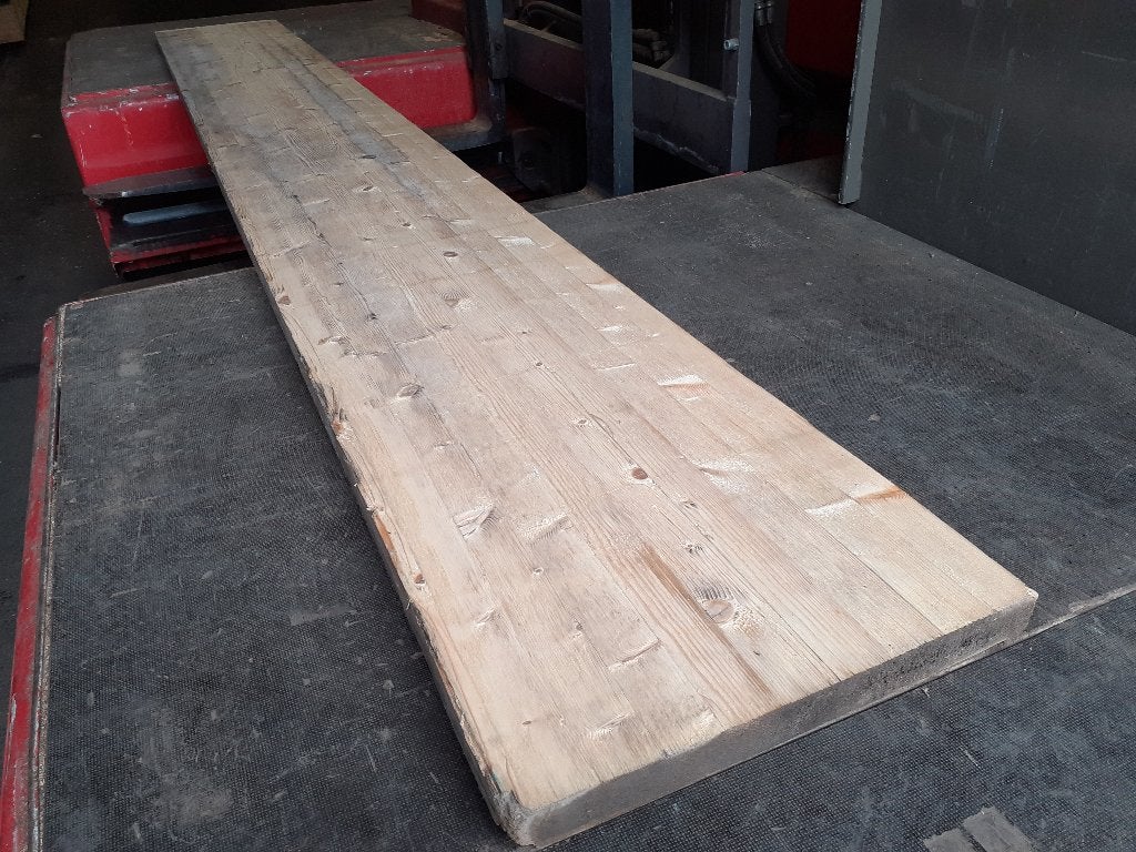 Gebruikt Vuren paneel 40x425x3470mm - € 50 euro, Tuin en Terras, Ophalen of Verzenden, Gebruikt, 250 cm of meer, Planken