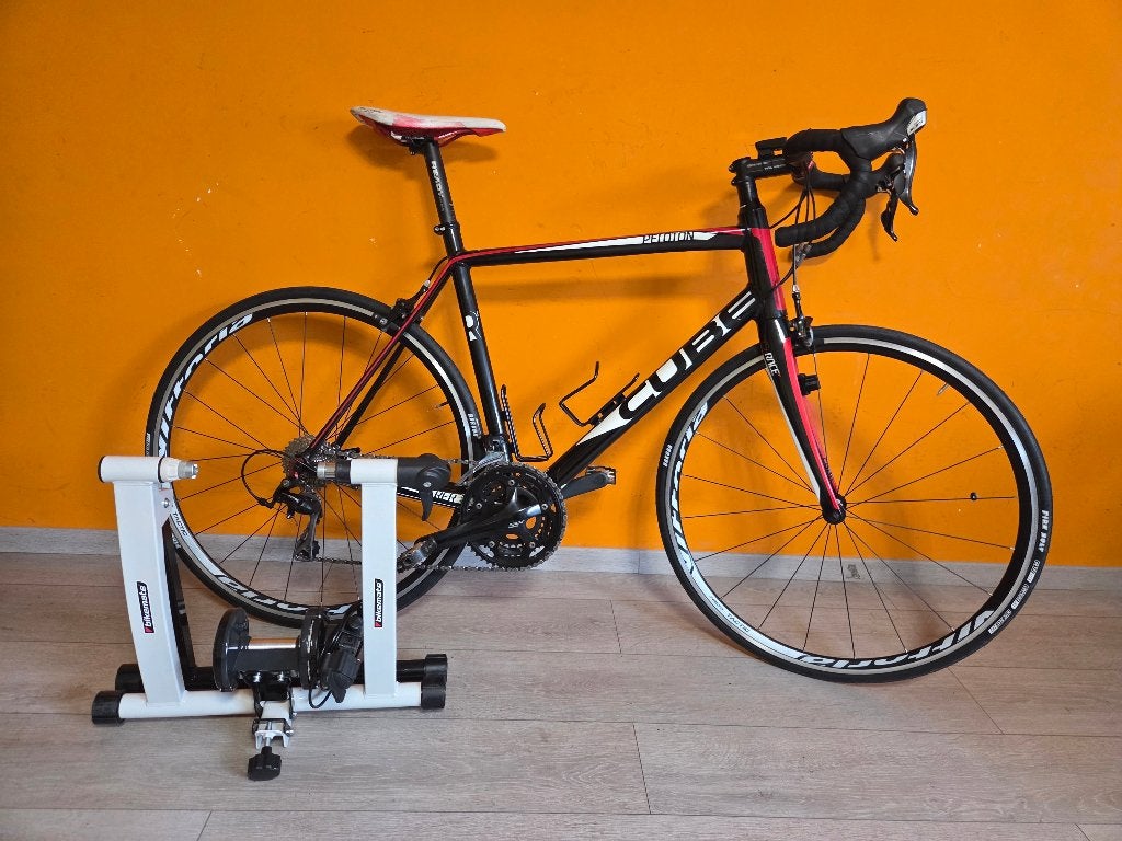 Cube Peloton maat 60 inclusief fietstrainer, Gebruikt, Aluminium, 57 tot 61 cm, Meer dan 20 versnellingen