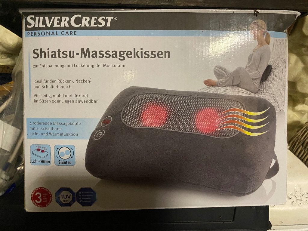 Zgan in doos shiatsu massage apparaat, Ophalen of Verzenden, Zo goed als nieuw, Apparaat