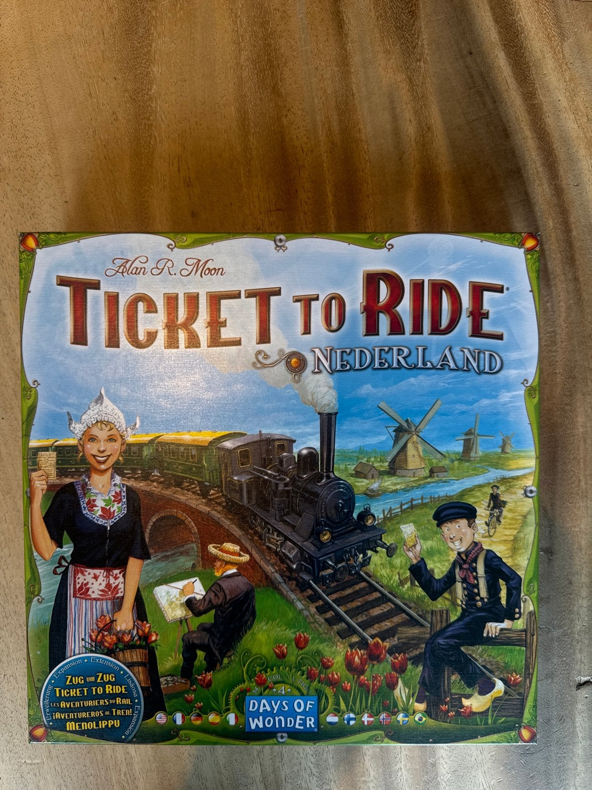 Ticket to Ride Nederland bordspel uitbreiding, Drie of vier spelers, Verzenden, Zo goed als nieuw