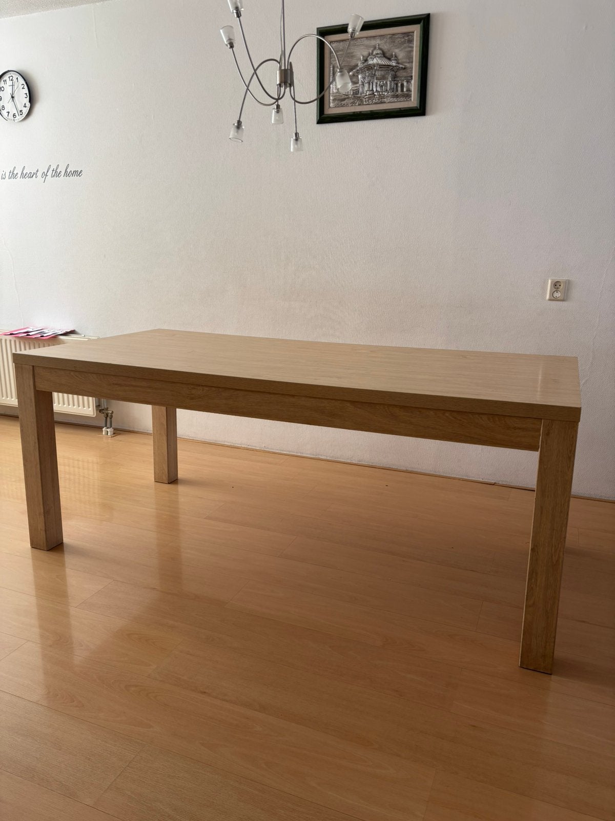 Eetkamer tafel, Ophalen, Gebruikt, 50 tot 100 cm, Vijf personen of meer