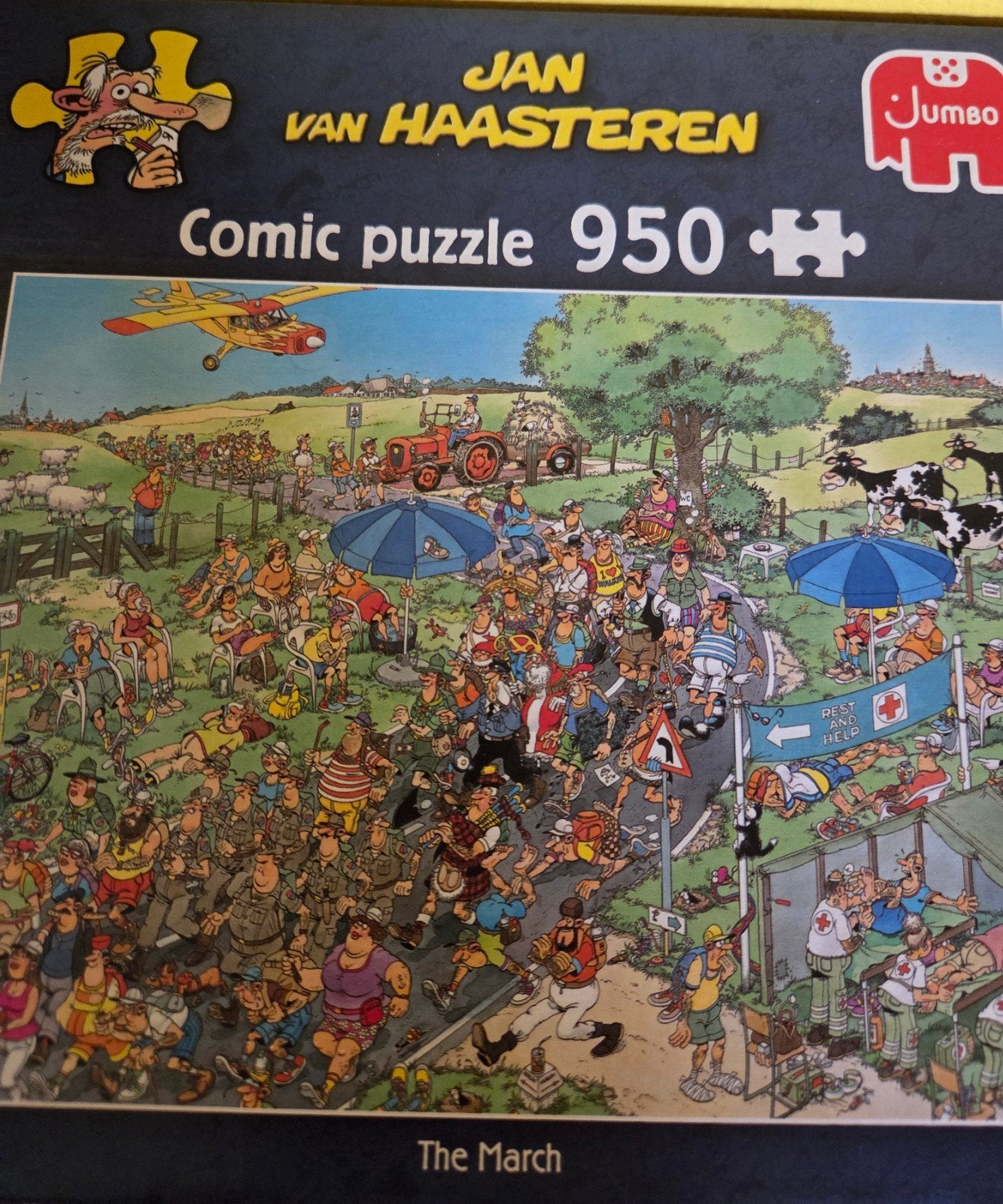 Jan van Haasteren Puzzel, Ophalen, 500 t/m 1500 stukjes, Zo goed als nieuw, Legpuzzel