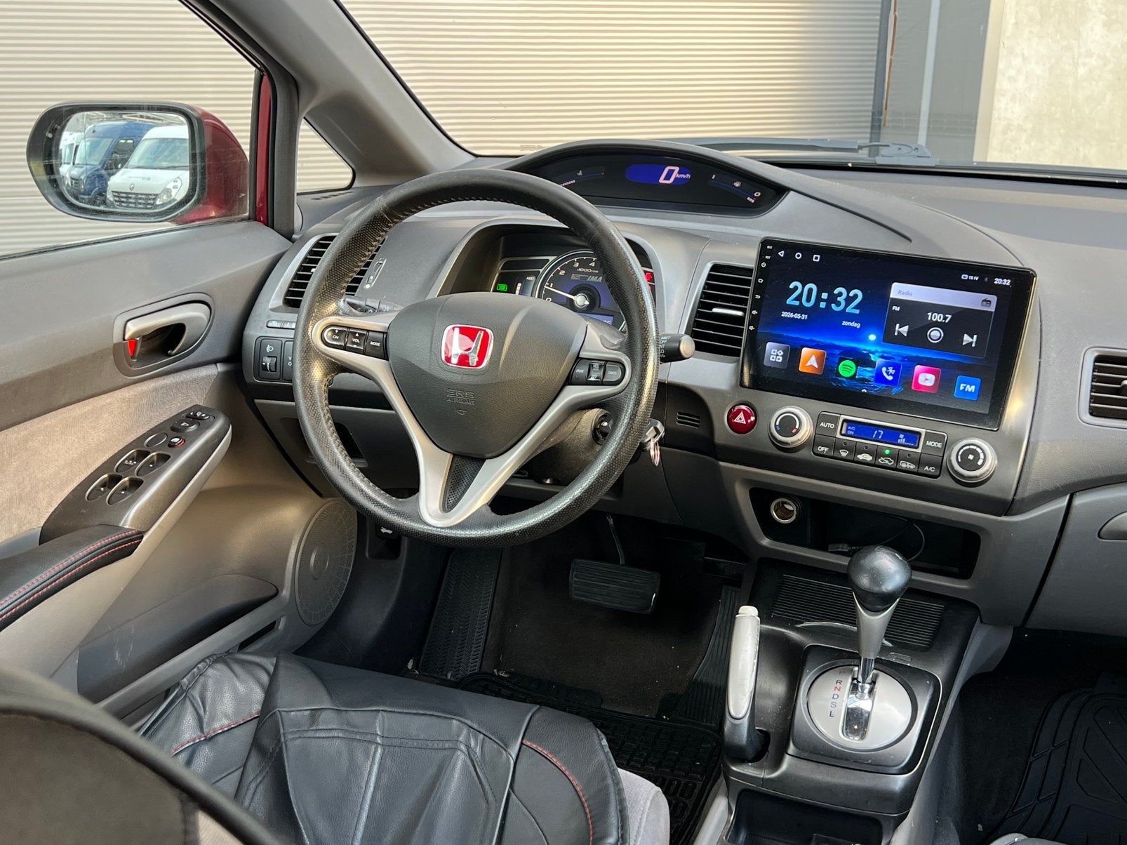 Goedrijdende Honda Civic 1.3 Vtec Hybride Automaat/Apk/100%!, Bedrijf, Grijs, 22 km/l, Sedan