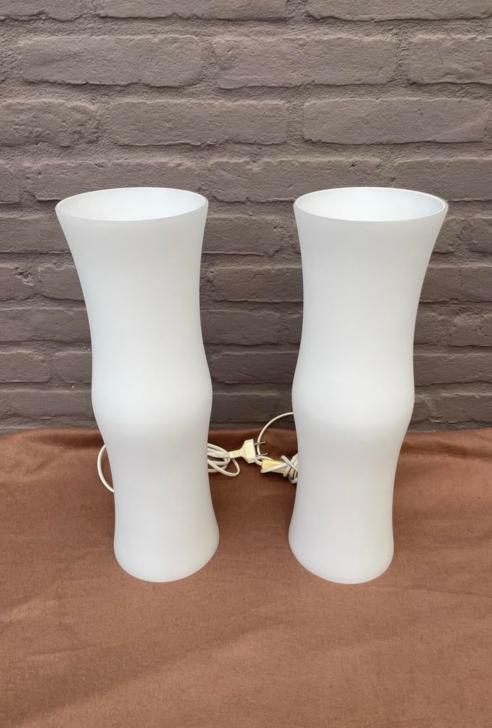 2 Elegante Frandsen Tafellamp Scandinavisch design, Ophalen, 2 Elegante Frandsen Tafellamp vloerlamp, Scandinavisch design, 75 cm of meer