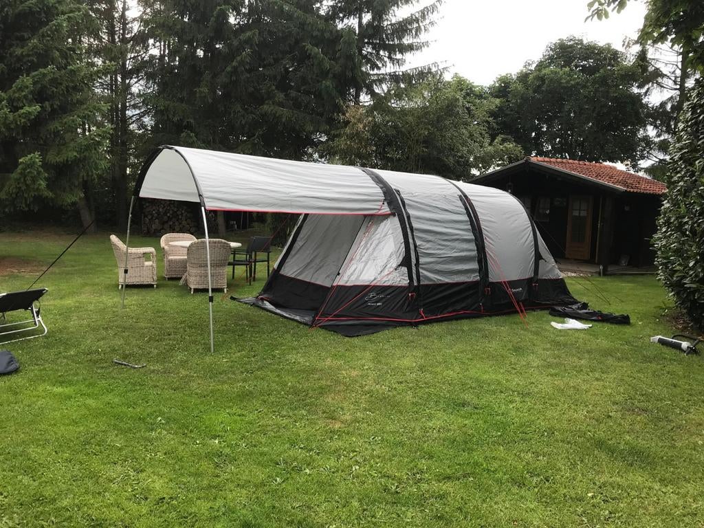 Bardani Airwolf 260 opblaasbare tunneltent met luifel, Caravans en Kamperen, Tenten, Ophalen, Tot en met 4