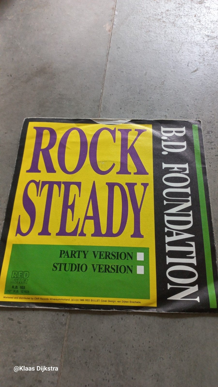 B.D. Foundation - Rock Steady, Cd's en Dvd's, Vinyl Singles, Ophalen of Verzenden, Gebruikt