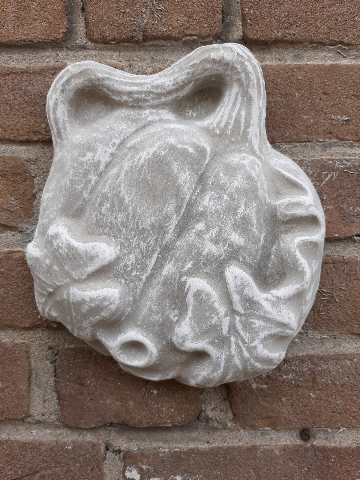 Pompoen wanddecoratie betonnen beeld tuinbeeld beton, Ophalen of Verzenden